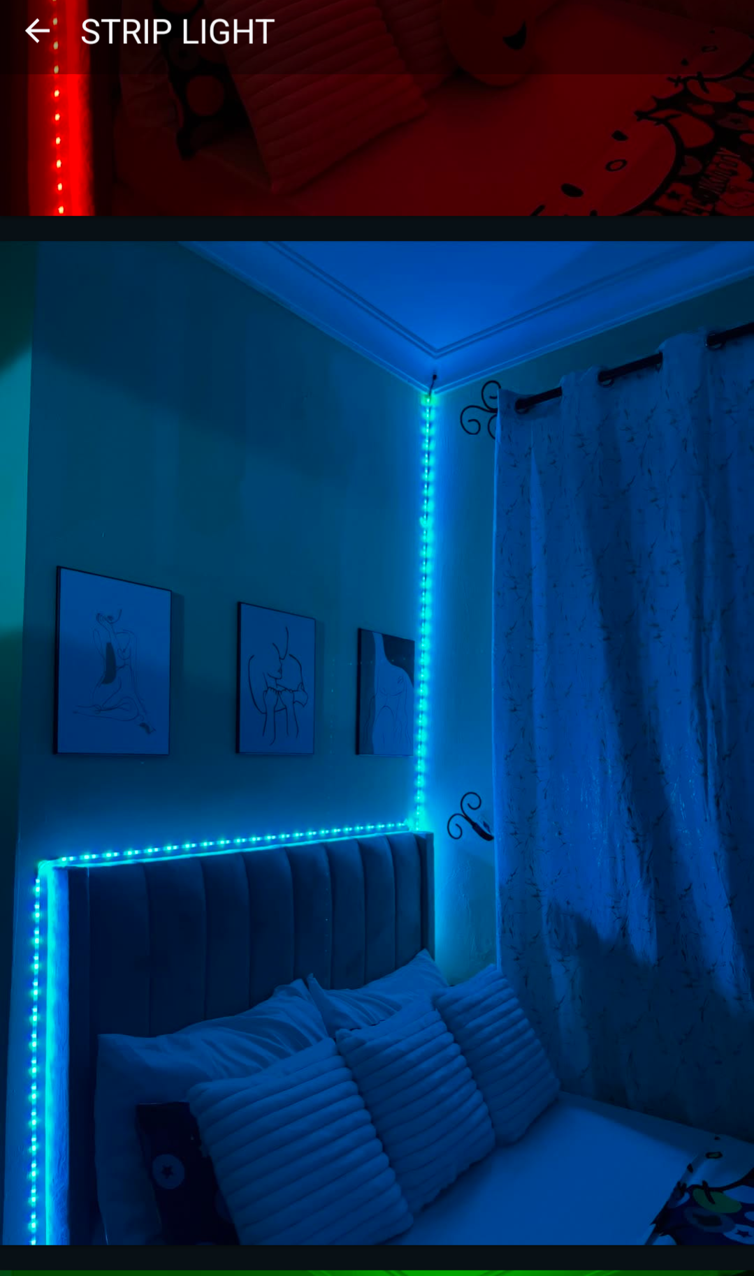 RGB LED strip light
