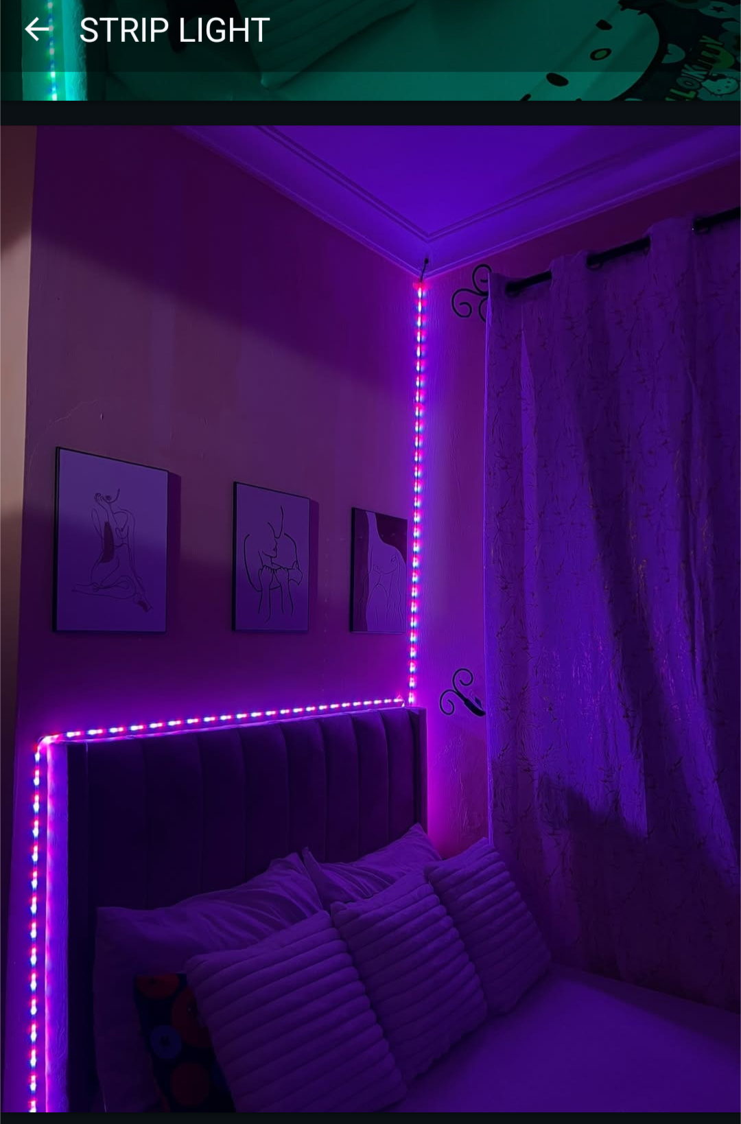 RGB LED strip light